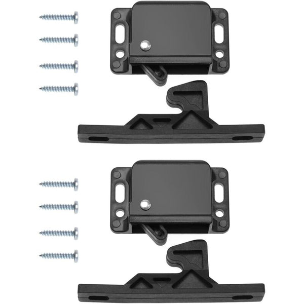 2 Pcs Cabinet Door Catches With 8 Screws For Rv Caravan Latches Accessories Cabinets Sliding Doors Kitchen Cabinet Doors And Fronts