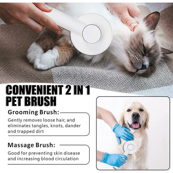 Cat Brush Self Cleaning Pet Hair Dog And Grooming Comb For Anti Hair Pets Dog Grooming