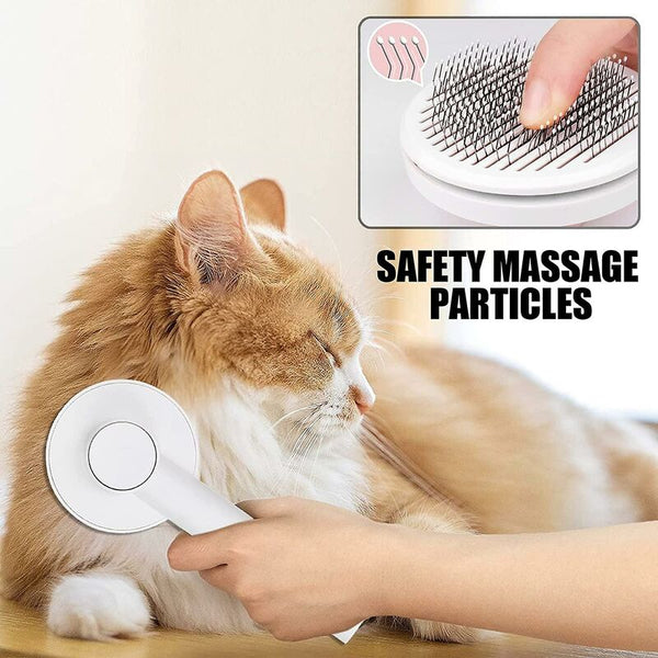 Cat Brush Self Cleaning Pet Hair Dog And Grooming Comb For Anti Hair Pets Dog Grooming