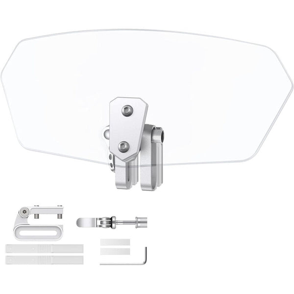 Motorcycle Windshield Adjustable Clip On Windscreen Extension Spoiler Deflector For Motorcycle Transparent Other Motorcycle Accessories