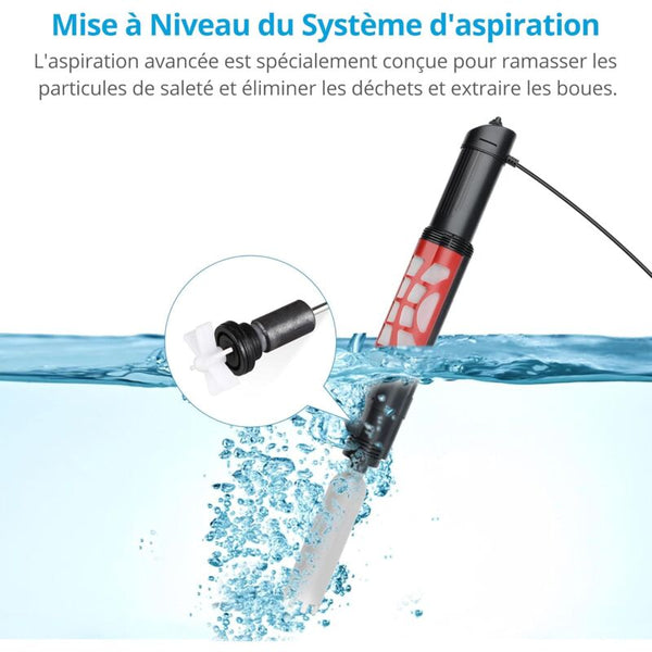 Electric Aquarium Gravel Cleaner For Medium & Large Tanks Cleaning & Maintenance