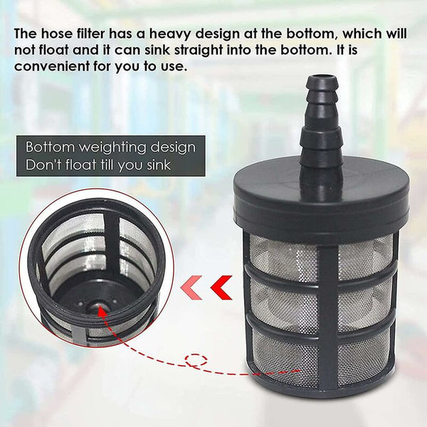 Garden Hose Mesh Filter Stainless Steel Double Layer Water Suction Pump Car Washer Home Hoses