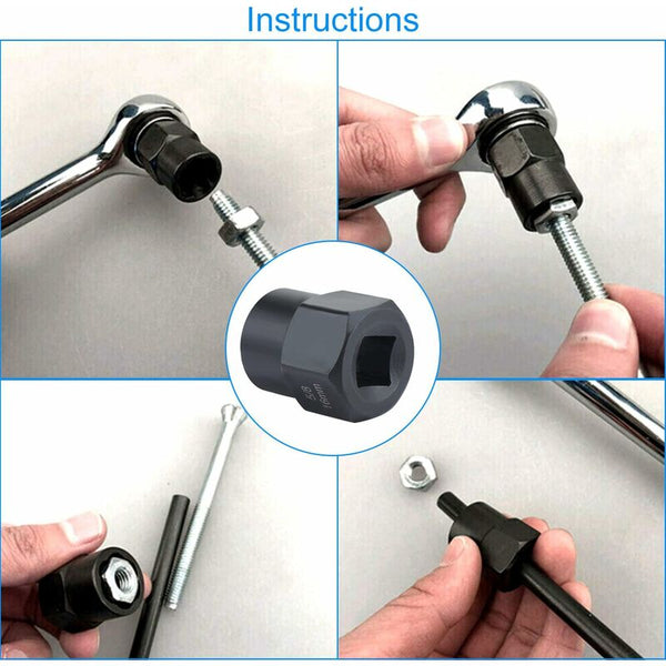 13 Pcs Twist Socket Set 9.5Mm Damaged Bolt Extractor Handle Nut Sets For Locking Wheel Removal Sockets & Socket Sets