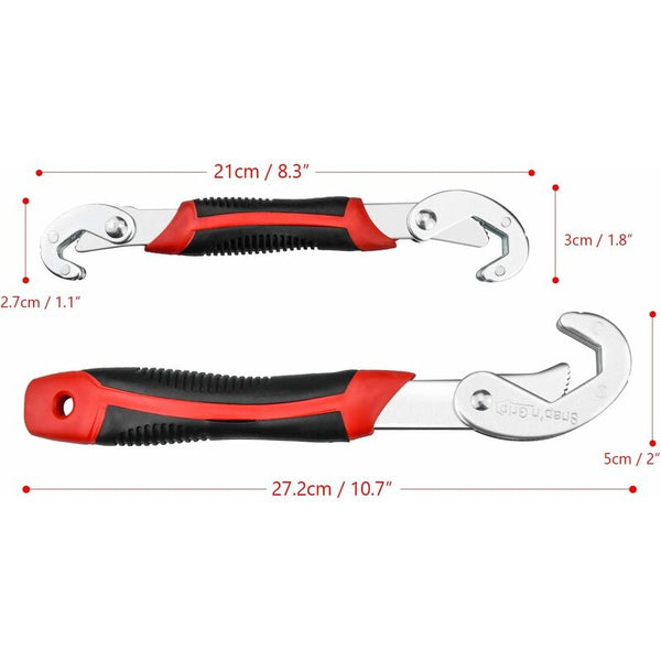 2 Pcs Wrench Set Snap Grip Universal Multifunctional Nut Wrench Sets