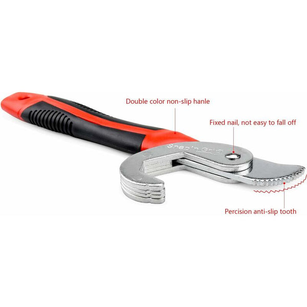 2 Pcs Wrench Set Snap Grip Universal Multifunctional Nut Wrench Sets