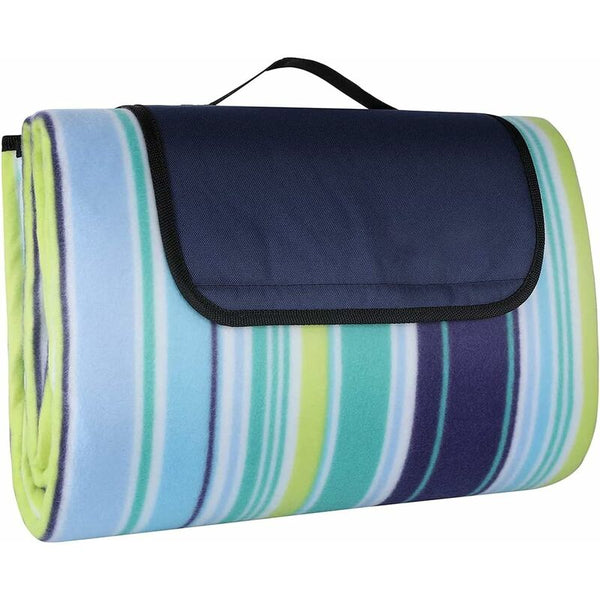200 X 200Cm Large Waterproof Sandproof Picnic Blanket 3 Layer Beach With Carry Handle Outdoor Mat Picnic Rugs