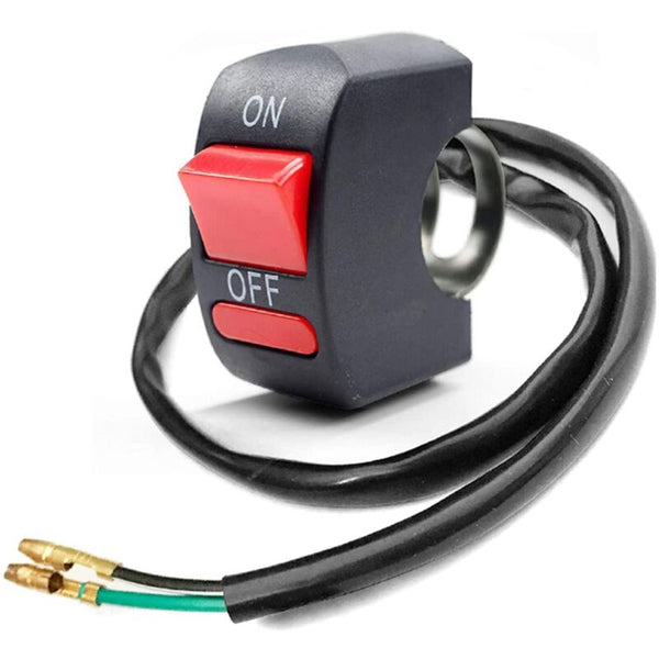 1 Piece Motorcycle Handlebar Switch On Off Push Button Bike Motorbike Tuning Part For U5 U7 U2 Led Headlight Scooter Other Motorcycle Accessories
