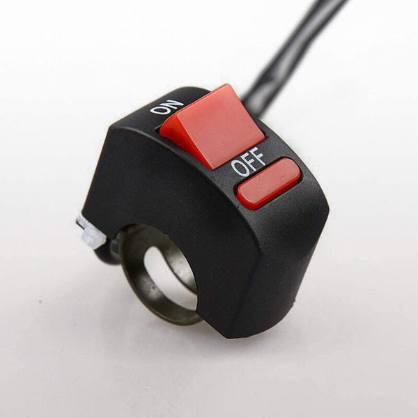 1 Piece Motorcycle Handlebar Switch On Off Push Button Bike Motorbike Tuning Part For U5 U7 U2 Led Headlight Scooter Other Motorcycle Accessories