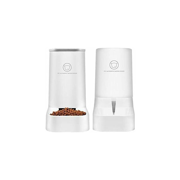 Automatic Food/Water Dispenser Fountain 3.75Lx 2 Pieces Dog/Cat Food/Pet Bowl Accessories Bpa Free Dishes Feeders & Fountains
