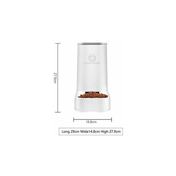 Automatic Food/Water Dispenser Fountain 3.75Lx 2 Pieces Dog/Cat Food/Pet Bowl Accessories Bpa Free Dishes Feeders & Fountains