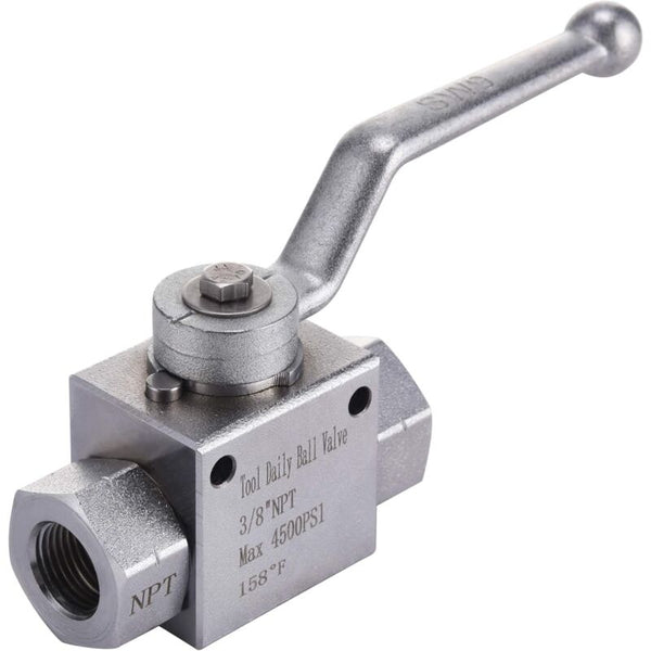 Tool Daily Pressure Washer Ball Valve Kit 3/8" Quick Connect For Hose 4500 Psi Pressure Washers