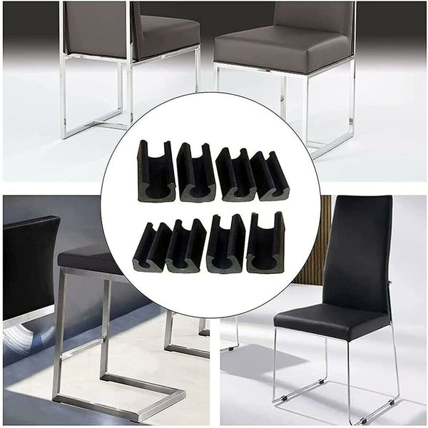 32 Pcs U Shape Chair Leg Caps Furniture Floor Protectors Furniture Parts