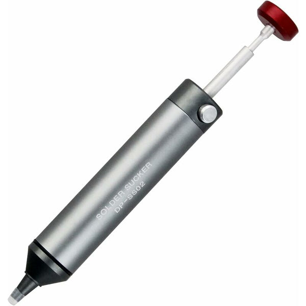 Desoldering Pump With High Temperature Resistant Silicone Nozzle Premium Aluminum Housing Stronger Suction Power Soldering Guns & Irons