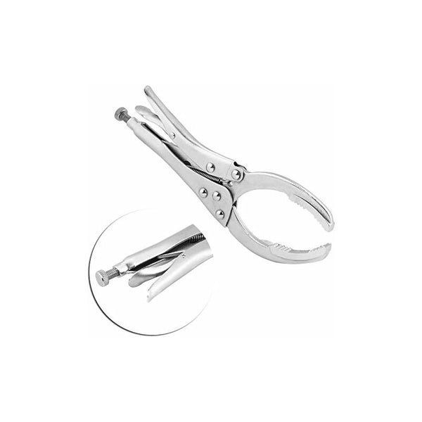 10Inch Oil Filter Pliers Adjustable Car Wrench Removal Tool Fuel Funnels