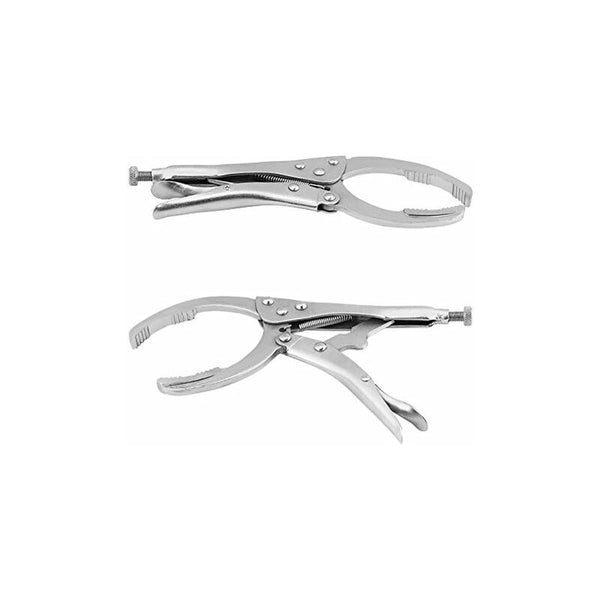 10Inch Oil Filter Pliers Adjustable Car Wrench Removal Tool Fuel Funnels