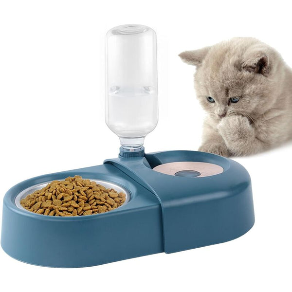 Cat Bowl Dog Automatic Water Bottle Tilted Raised For Small And Medium Dogs Cats Cat Bowls