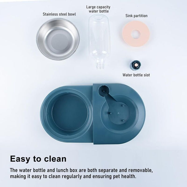Cat Bowl Dog Automatic Water Bottle Tilted Raised For Small And Medium Dogs Cats Cat Bowls