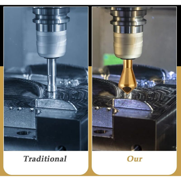 4 Pcs Deburring Countersink Bit 90Ahss Titanium Coated Drill Metal Chamfering Screw Tool Suitable For Screws & Bolts