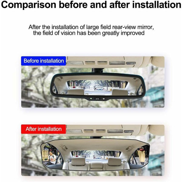 Interior Rearview Mirror Universal Wide Angle Panoramic Car For Or Truck Cabin 23884Mm Mirrors