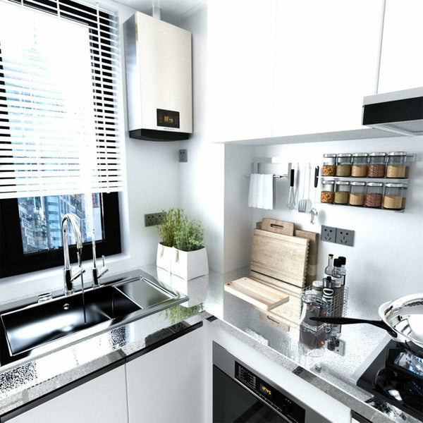 Silver Waterproof Kitchen Foil Wallpaper 40Cm X 3M Wallpaper Rolls & Sheets