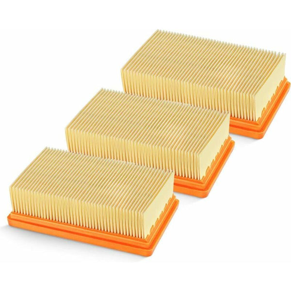 Flat Pleated Filter For Karcher Mv4 Mv5 Mv6 Wd4 Wd5 Wd6 Wd4p Wd5p Wd6p Wet And Dry Vacuum Cleaners 3 Pack Vacuum Cleaner Parts