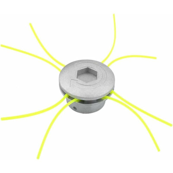 Universal Aluminum Brush Cutter Head Replacement Heads String Set Lawn Trimmer Attachment Power Tools String Trimmer Parts