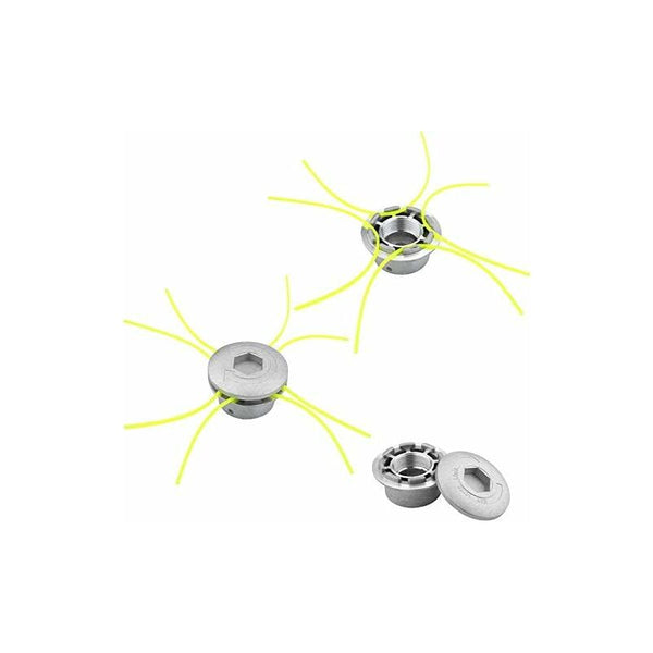 Universal Aluminum Brush Cutter Head Replacement Heads String Set Lawn Trimmer Attachment Power Tools String Trimmer Parts