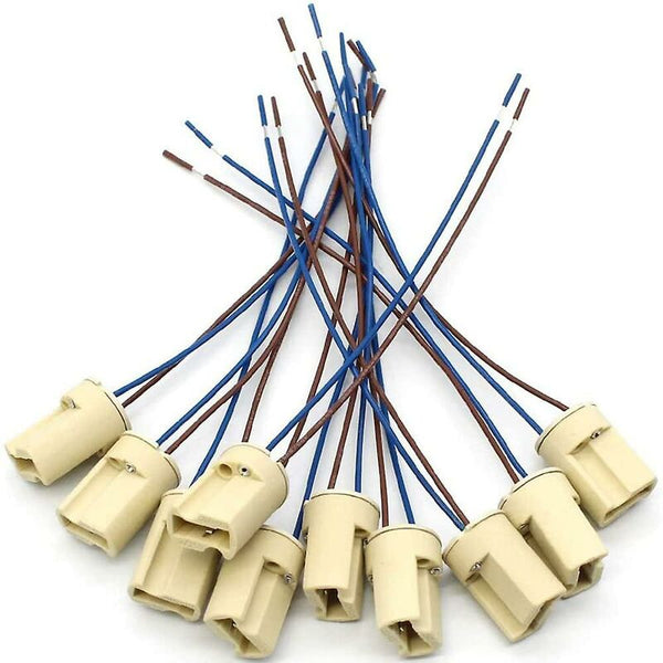 10 Pcs G9 Ceramic Lamp Holderhalogen Connector Socketg9 250V Light Lamps