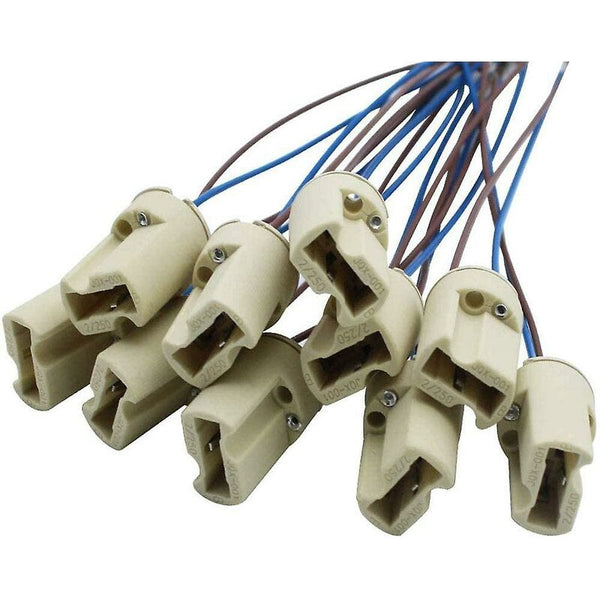 10 Pcs G9 Ceramic Lamp Holderhalogen Connector Socketg9 250V Light Lamps