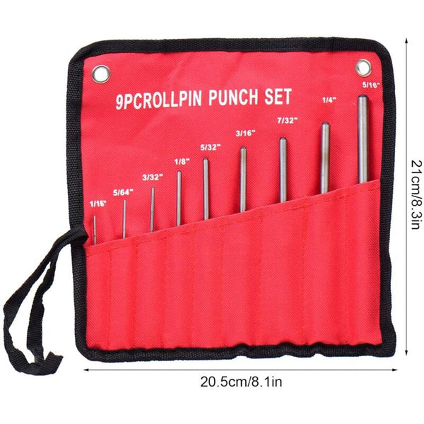 9 Pcs Pin Punch Set Removal Tool For Auto Repair Watch Jewelry And Crafts (9 Pcs) Other Hand Tools