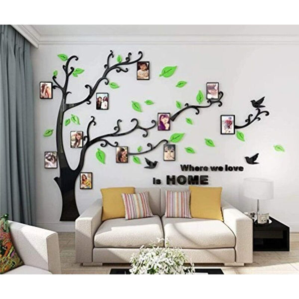 3D Tree Diy Decals Arts Decorations For Living Room Bedroom E Light Green Wall Stickers