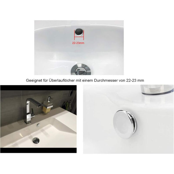 6 Pack Chrome Bathroom Sink Overflow Drain Hole Covers Bathroom Sinks