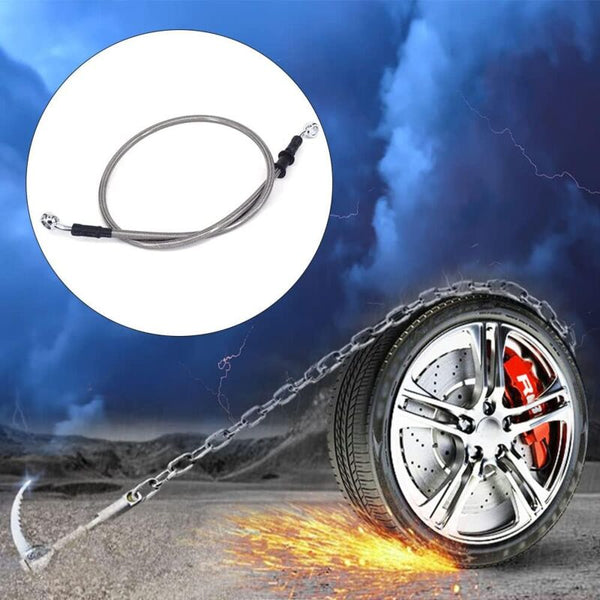 Motorcycle Brake Hose 120Cm Hydraulic Clutch Aviation For Pit Bike Dirt Enduro Motocross Atv Quad Silver Other Motorcycle Parts