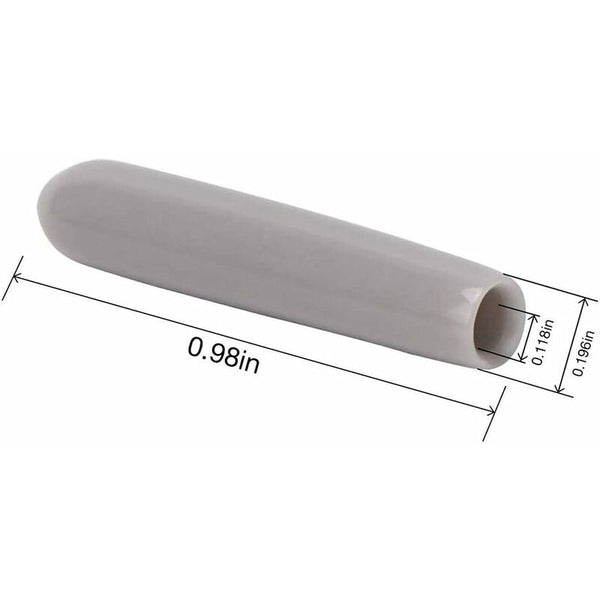 120 Pieces Dishwasher Caps Inner Diameter 3Mm Pvc Protective Cover Basket 325Mm (Grey) Dishwashers