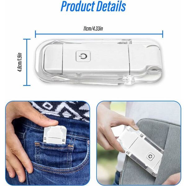 Reading Light Clip On Lamp Usb Rechargeable Flexible And Portable Eye Caring Compact Reading Lights