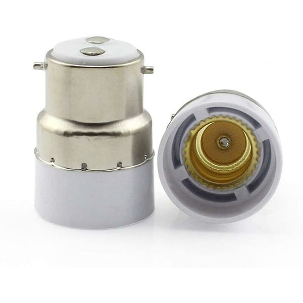 5 Pack B22 To E14 Light Bulb Socket Converter Adapter Lamp Holder Light Bulbs