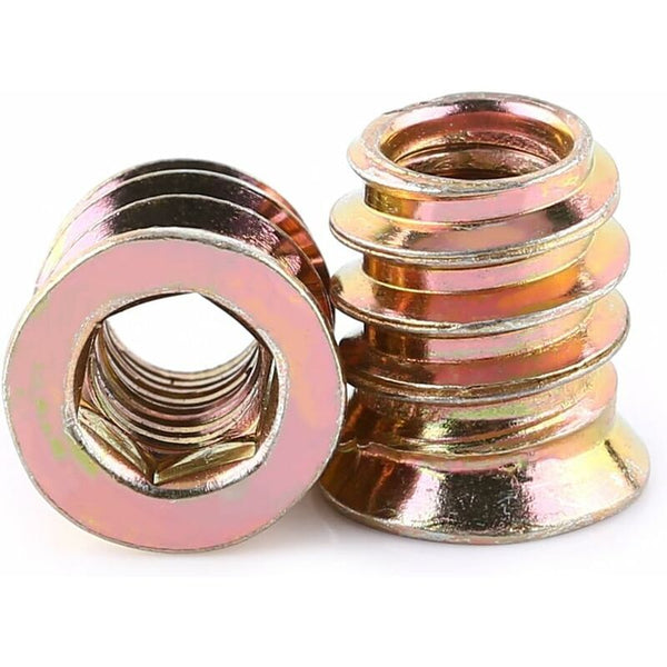 Pack Of 20 Pcs M6/M8/M10 Zinc Alloy Threaded Hex Nut Insert Nuts Assortment (M613mm) Screwdrivers & Nutdrivers