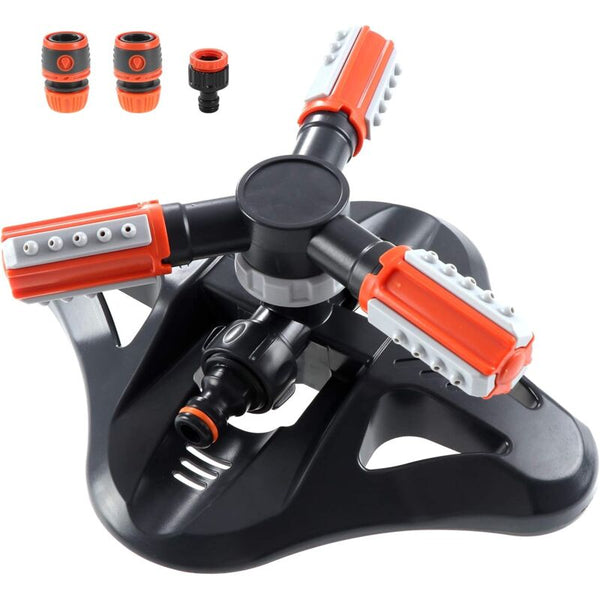 Garden Sprinkler 360 Rotating Arm Automatic Lawn Watering Irrigation Lawn Sprinklers & Sprinkler Heads