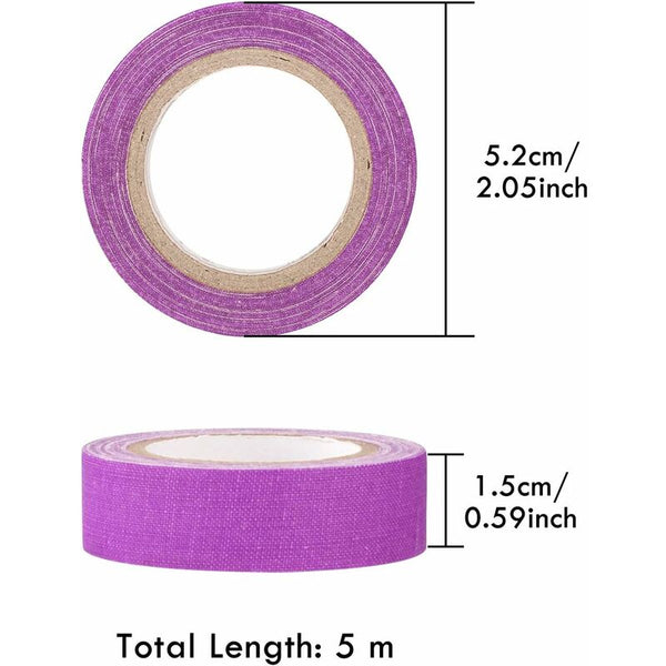 Neon Gaffer Tape 6 Colors Uv Blacklight Glow In The Dark Fluorescent For Party (0.6 Inch X 16.5 Feet) Adhesive Tapes