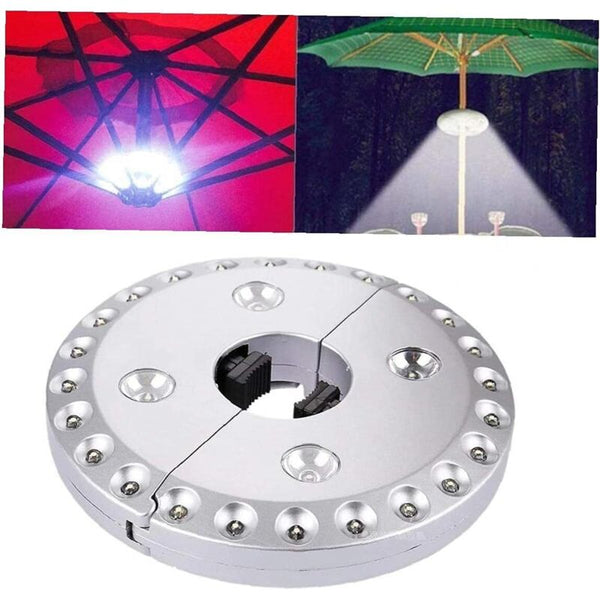 Camping Lights Led Cordless Patio Umbrella 3 Levels Dimmer Slide With 28 Super Bright Leds For Umbrella Accessories