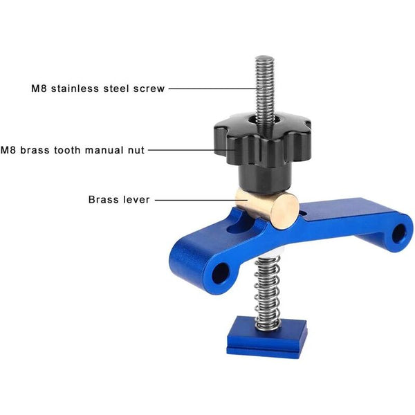 Metal T Clamps Multi Purpose Aluminum Alloy Slot Woodworking Tool Set Terminal Block Carpentry Other Hand Tools