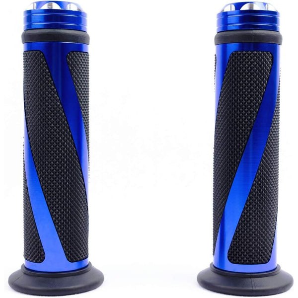 2 Pcs Motorcycle Handlebar Grips 22Mm 7/8" Rubber Anti Slip Universal For Scooter Quad Cruiser Off Road Other Motorcycle Accessories