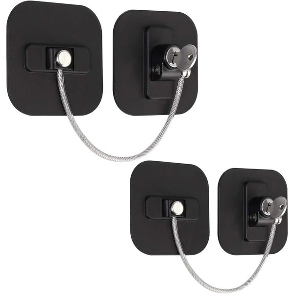 Child Lock 2 Pcs Safety Locks Protection Baby With Stainless Steel Cable Other Window Accessories