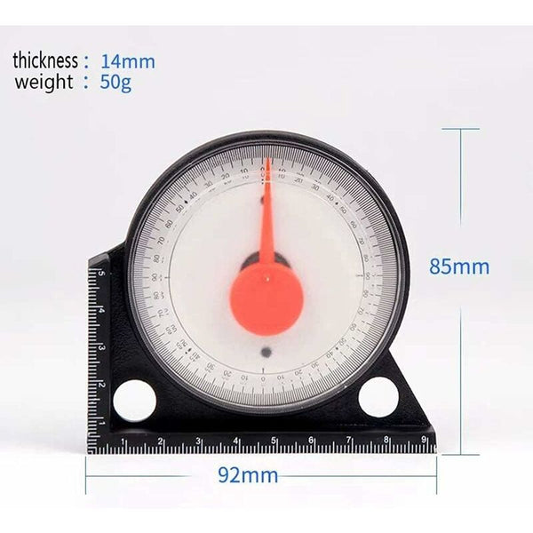 Mini Inclinometer Measuring Tool Tilt Level Protractor Angle Finder Clinometer Slope Meter With Magnetic Base Other Measuring & Layout Tools