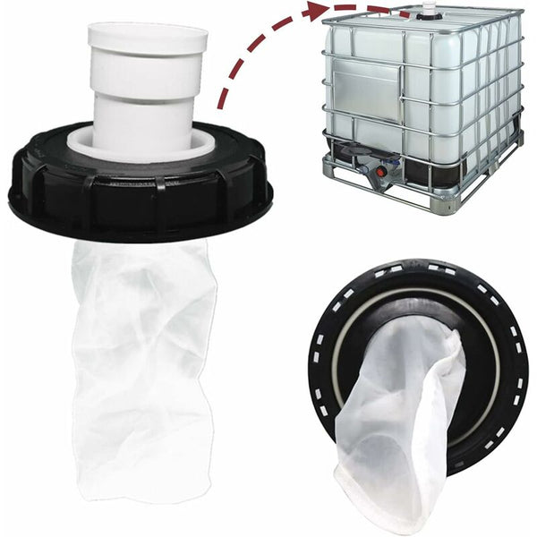 Ibc Lid Filter Rainwater Washable Nylon With 165Mm 245Mm Water Tank Accessory Other Watering Equipment