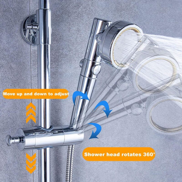 Shower Head Holder 20 25Mm Adjustable Bracket Replacement Holders With Side Knob Chrome Shower Head Holders