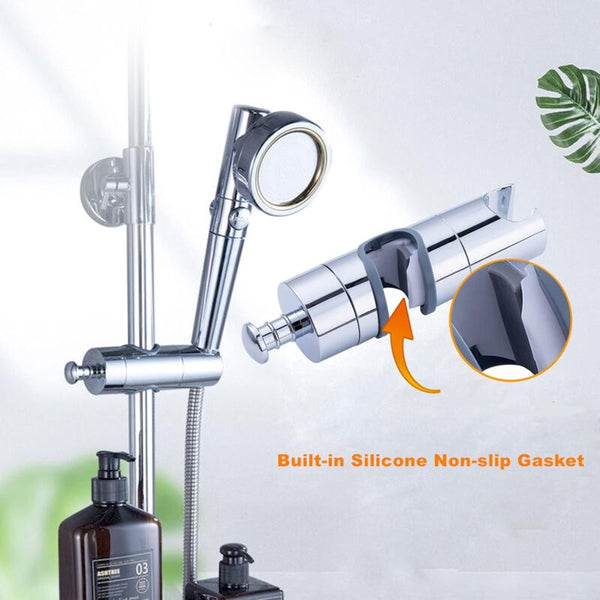 Shower Head Holder 20 25Mm Adjustable Bracket Replacement Holders With Side Knob Chrome Shower Head Holders