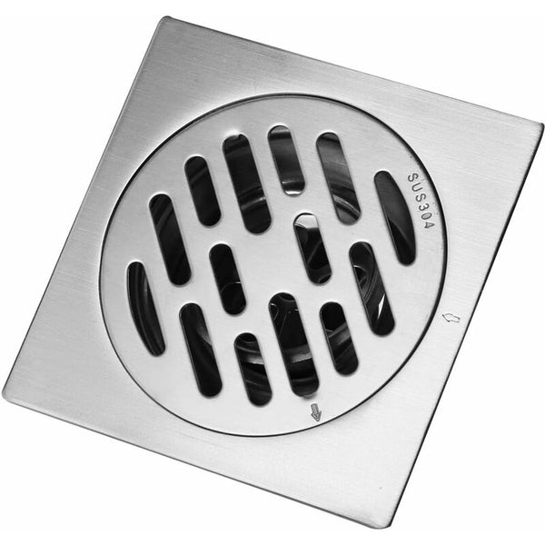 Floor Drain Stainless Steel Thick Anti Odor Square Shower For Bathroom 100Mm (Style : 2) Drain Grates