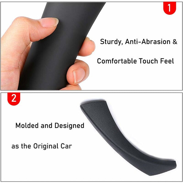 Compatible With 3 Series E90/E91/E92/E93 Door Handle Right Passenger Pull + Outer Cover (Fit Other Car Interior