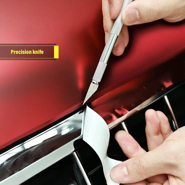 Car Accessories Squeegee Kit With Felt Hobby Knife For Application Or Scraping Cutter And Plastic Squeegees & Window Cleaning